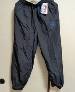 値下げ！新品 ロデオクラウンズSHARE ブラック ナイロンパンツ Lサイズ — image 1