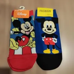 Disney ミッキーマウス 韓国ソックス 2足セット — image 1