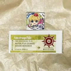 フラット　缶バッジ　令呪ステッカー　ダイナー　コトブキヤくじ — image 1