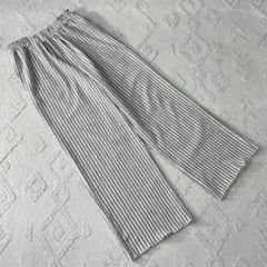 即決可能 SHELNEY レディース ワイドパンツ ストライプ イージーパンツ⁠ — image 1