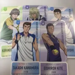 テニスの王子様 チケットステッカーコレクション　5枚セット — image 1