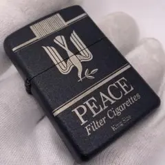 【オク】【大人気マットブラック】ピース PEACE オイルライター — image 1