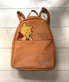 美品　ディズニー　リュックサック　プーさん　相良織り　相良刺繍 — image 1