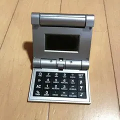 【レトロ】ワールドタイム機能付き 折りたたみ式 電卓 本体 昭和 — image 1