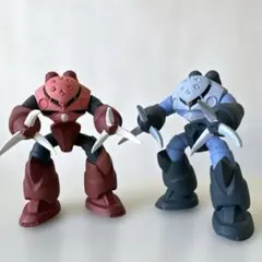 ガチャポン　HG 機動戦士ガンダム　シャア専用ズゴック　ズゴック　2体セット — image 1