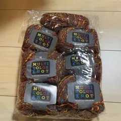 RichMore MULTI COLOR KNOT 毛糸 6玉+おまけセット — image 1
