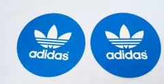 adidas 　コースター 風　カード　　直径９cm　アディダス — image 1