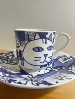 猫　MANHATTANER'S MIKASA カップソーサー — image 1