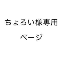 ちょろい様専用ページ — image 1