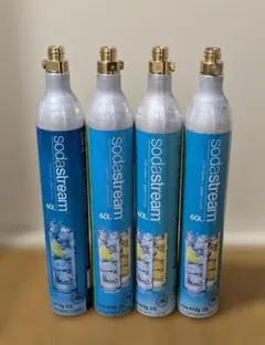 ソーダストリーム 空 ガスシリンダー 60L ４本 Sodastream — image 1
