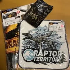 ジュラシックワールド　タオルセット　シール付き — image 1