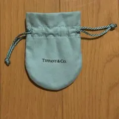 Tiffany & Co. ティファニー 巾着袋 ブルー 未使用 — image 1
