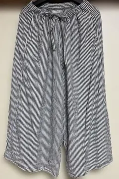 NATURAL LAUNDRY キュロットパンツ　ストライプ　サイズ2 — image 1