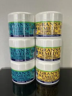 〈6個セット〉GRAN'S REMEDY 靴消臭剤 青ラベル/黄ラベル 50g — image 1