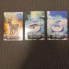 ポケモンカードダス オドシシ ドジョッチ チルット 3枚セット — image 1