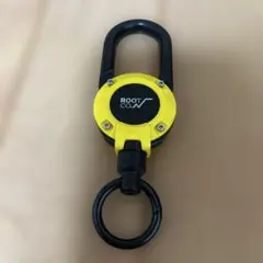 ROOT CO. マグネット内蔵 カラビナ リール イエロー — image 1