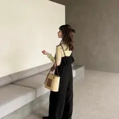 hinari オーバーオール ブラック FREE — image 1