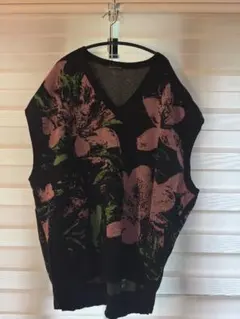 LAD MUSICIAN 24SS 花柄 Vネック ニットベスト — image 1