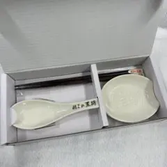 餃子の王将　お箸・レンゲ・小皿セット — image 1