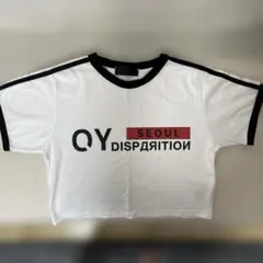 【OY】クロップド丈　Tシャツ — image 1