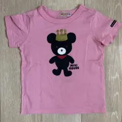 ミキハウス　トップス　半袖Tシャツ　キングくん　ピンク　100cm — image 1