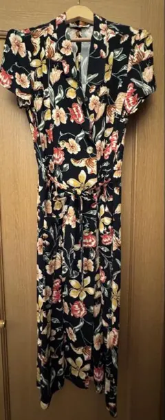 花柄半袖Mango button down S — image 1