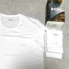 BOSS Tシャツ クルーネック Lサイズ ホワイト — image 1