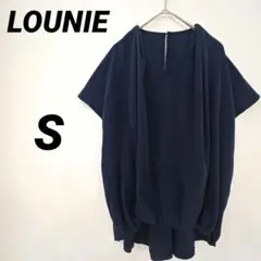 LOUNIE ルーニィ 布帛ドッキング タックイン風プルオーバーブラウス — image 1