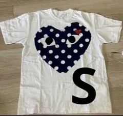 PLAY COMME des GARCONS ドット柄 ハートTシャツ — image 1