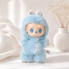 美品　ラブブ　エナジー　ぬいぐるみ　マスコット　水色 — image 1