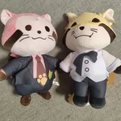 あらいぐま カルカル団　ぬいぐるみ　2個セット — image 1