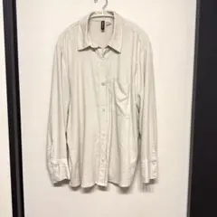 H&M リネンブレンド オーバーサイズ シャツ ベージュ S 長袖 — image 1