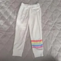 GAP ホワイト カラフルストライプパンツ — image 1