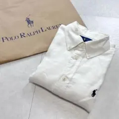 【美品】RALPH LAUREN BDリネンシャツ ホワイト L(14-16) — image 1