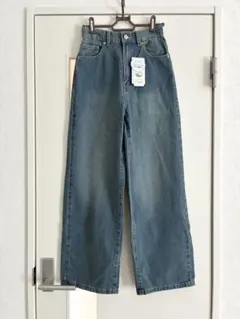 本日限定‼️ハニーズ ストレートパンツ （股下６９ｃｍ） ユーズドブルー SS — image 1