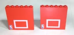レゴ　バスケ・バックボード　赤NBA　2個セット（同梱200円オフ） — image 1