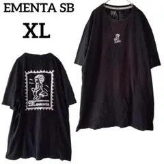 【希少】EMENTA SB エメンタ バックプリント Tシャツ XL ブラック — image 1
