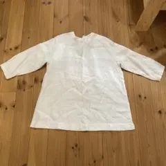 mirenoki ホワイト 五分袖シャツ — image 1