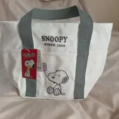 【期間限定価格】SNOOPY スヌーピートートバッグ ランチバッグ — image 1