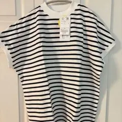 coen ストライプ Tシャツ Lサイズ　タグ付き — image 1