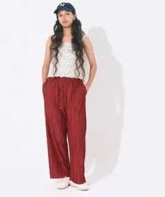 【新品】coca スリムウェーブパンツ — image 1