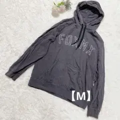 即購入OK✨FOX 【Ｍ】グレー パーカー スエット 古着 ユニセックス — image 1