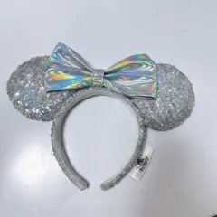 Disney カチューシャ スパンコール シルバー — image 1