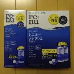 355ml×3本 期限2027.11-12 ボシュロム レニューフレッシュ — image 1