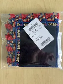 【新品・タグ付】近沢レース　シーズンタオルハンカチ　おめかし（ネイビー） — image 1