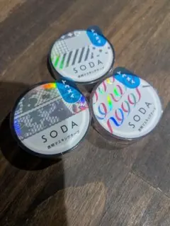 SODA 透明マスキングテープ 3種セット — image 1