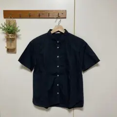 GU ジーユー　メンズ　半袖シャツ　 Mサイズ　黒 — image 1