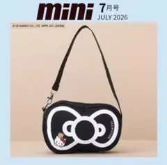 mini 7月号未開封付録 ミニHello Kitty リボン型ミニバック — image 1