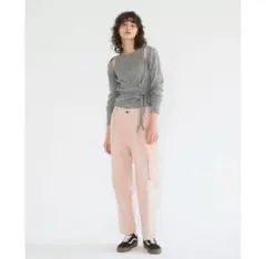 SeaRoomlynn Tuckボリュームテーパードカーゴパンツ ピンク S — image 1