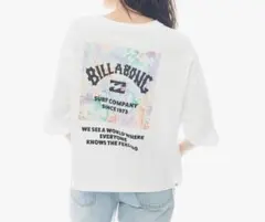 ビラボン　バッグスクエアTシャツ 白　半袖　M — image 1